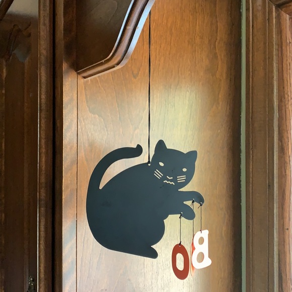 Black Cat Boo-To-You Wind Chimes - Picture 3 of 9